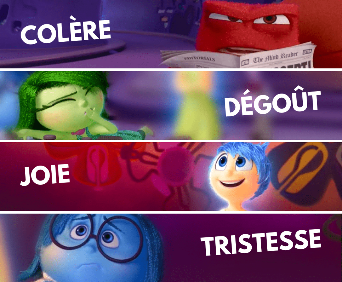 La théorie des émotions de base dans ViceVersa Instant Cult